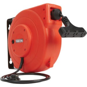 Carrete Con Extensión Eléctrica Retráctil 10m 3/calibre 16